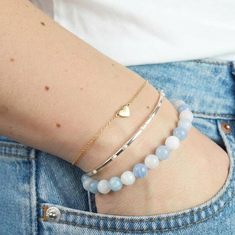 Bracelet Calcite Bleue AA
