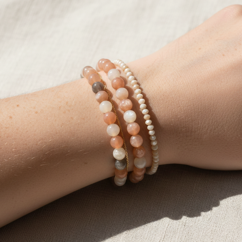 Bracelet Pierre de Lune AA+