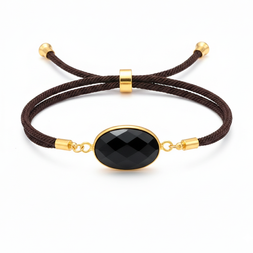 Bracelet TALA - Obsidienne Noire A