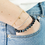 Bracelet Oeil de Faucon Bleu AA