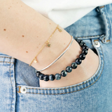 Bracelet Oeil de Faucon Bleu AA