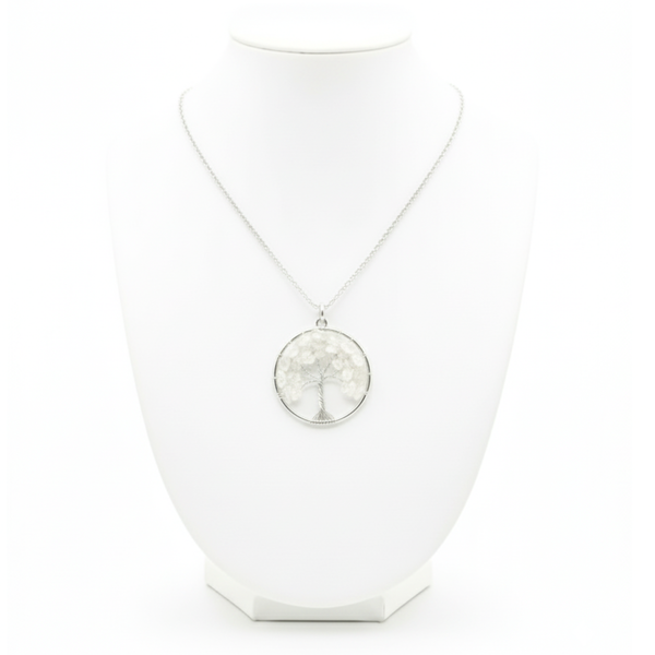 Pendentif Arbre de vie Cristal de roche