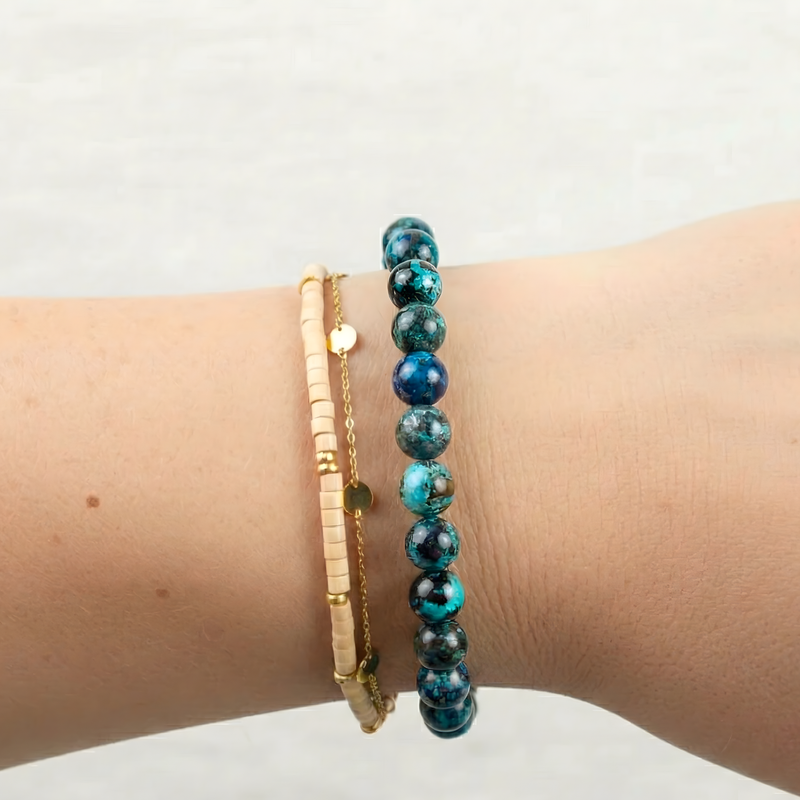 Bracelet Chrysocolle AAA
