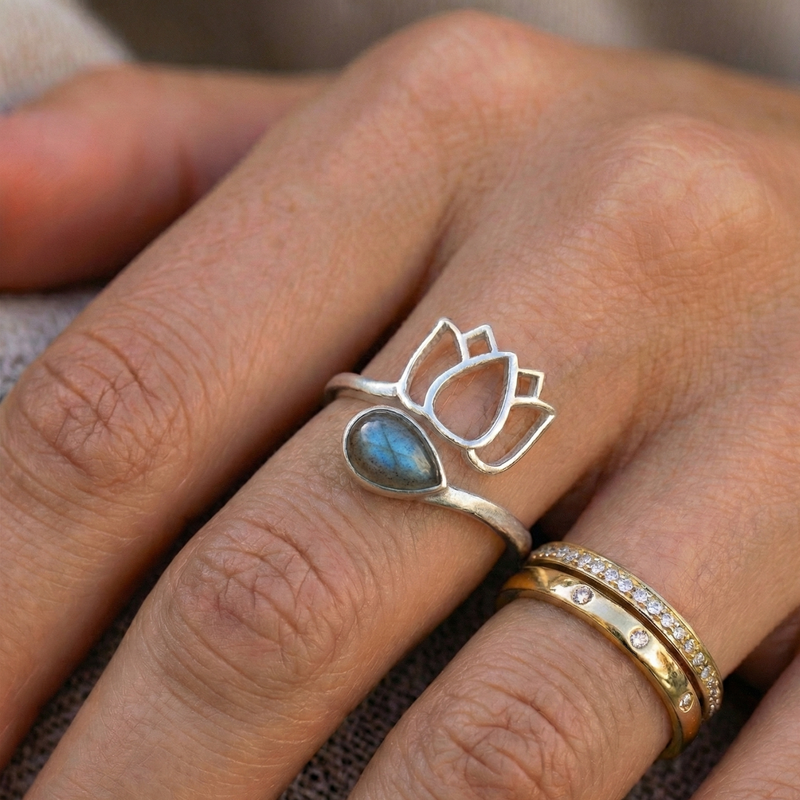 Bague SERENA® Labradorite