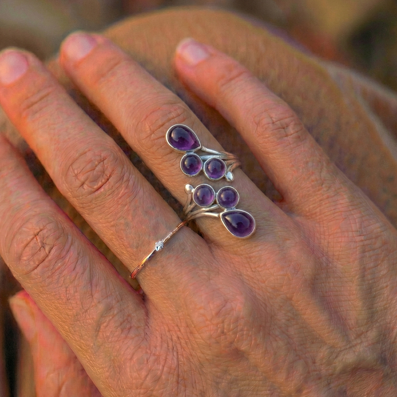 Bague LUMYA® Améthyste