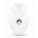 Pendentif Arbre de vie Améthyste