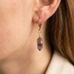 Boucles STELA Améthyste