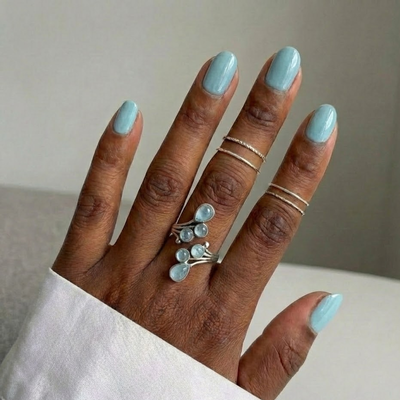 Bague LUMYA Aigue Marine