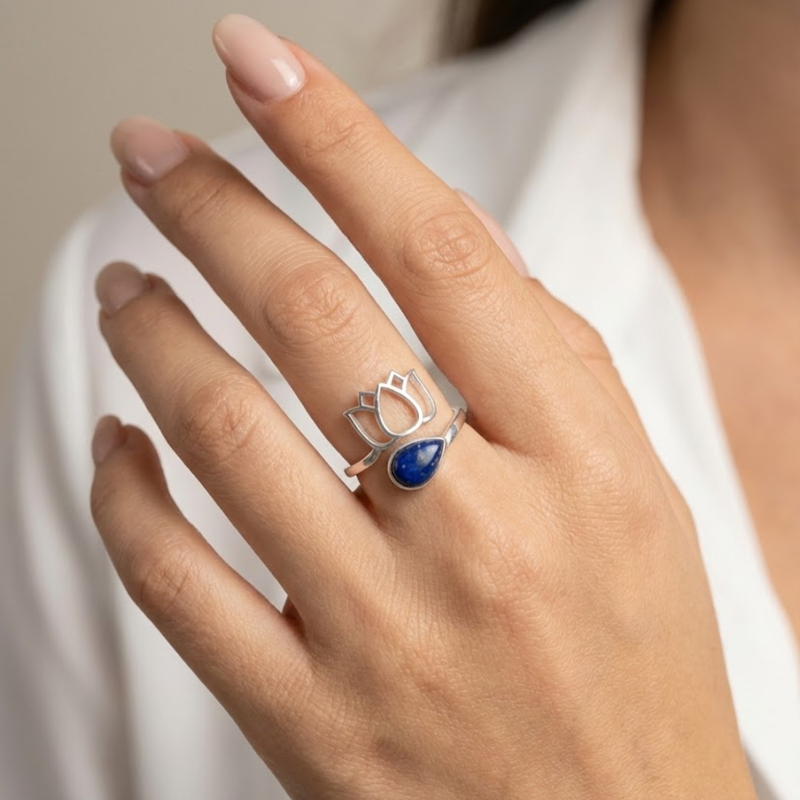 Bague SERENA Lapis Lazuli