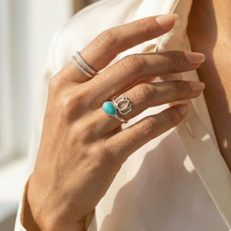 Bague SERENA Turquoise de Chine