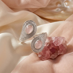 Bague SOLARA Quartz Rose