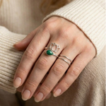 Bague SERENA Malachite