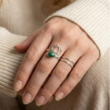 Bague SERENA® Malachite