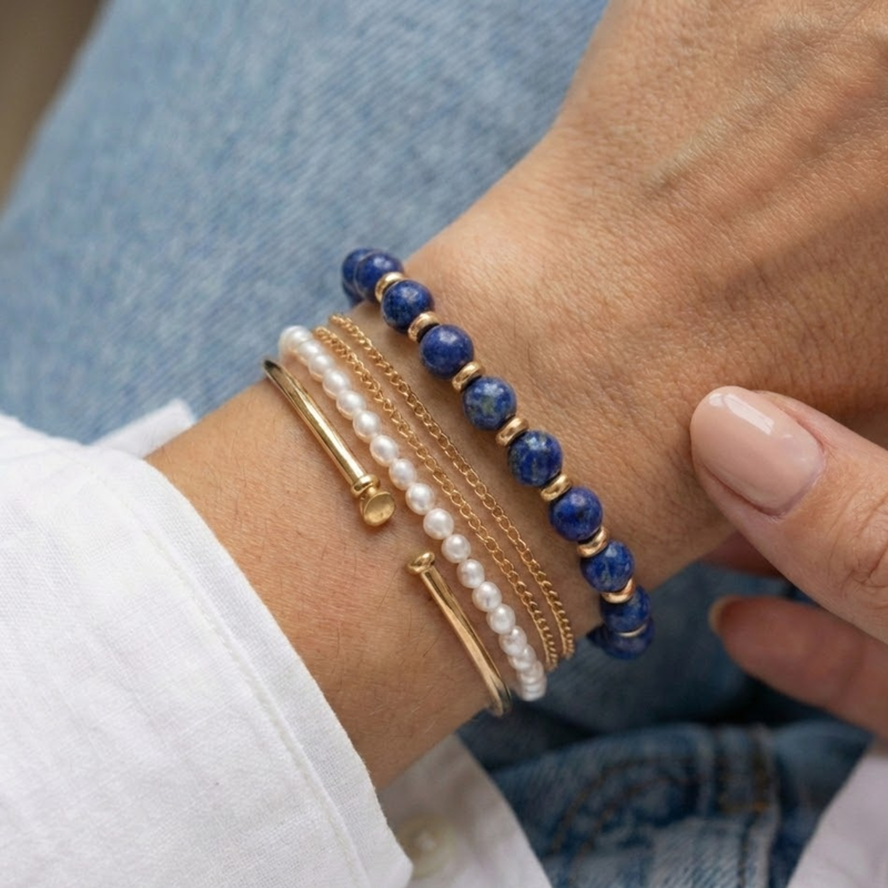 Bracelet AURA - Lapis Lazuli AA