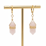 Boucles STELA Quart Rose