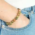 Bracelet Jaspe Unakite A