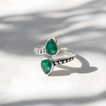 Bague ELYA Aventurine Verte