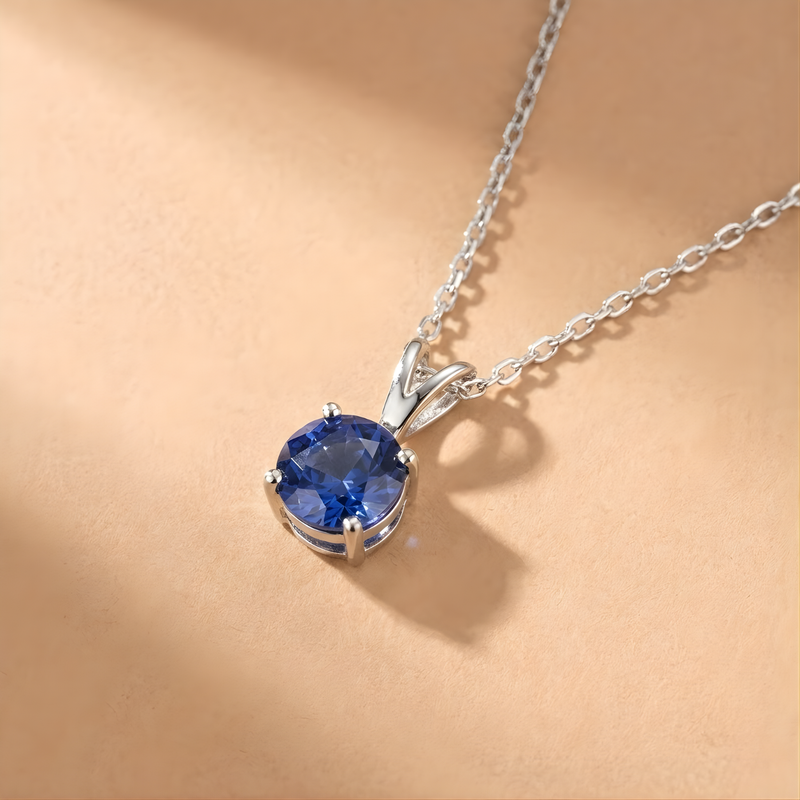 Pendentif AURORA  Saphir bleu