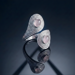 Bague SOLARA Quartz Rose