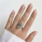 Bague ELYA® Labradorite
