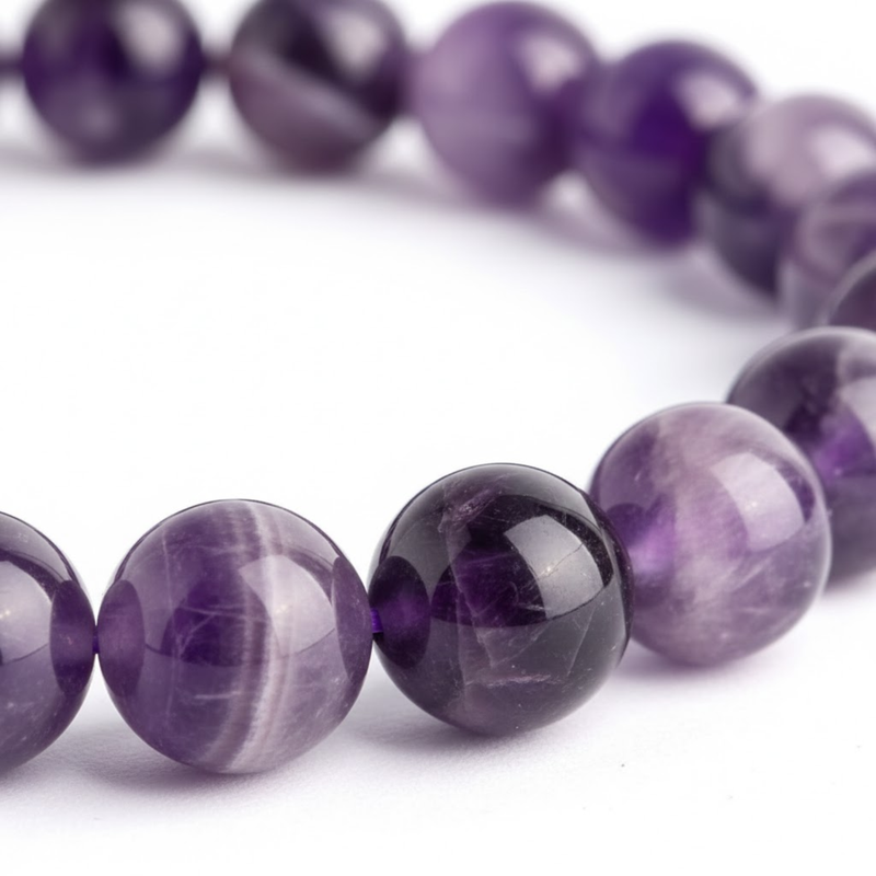 Bracelet Améthyste Rubanée AA