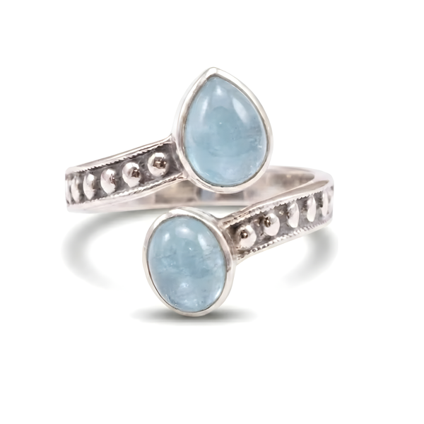 Bague ELYA Aigue-Marine