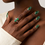 Bague ELYA Aventurine Verte