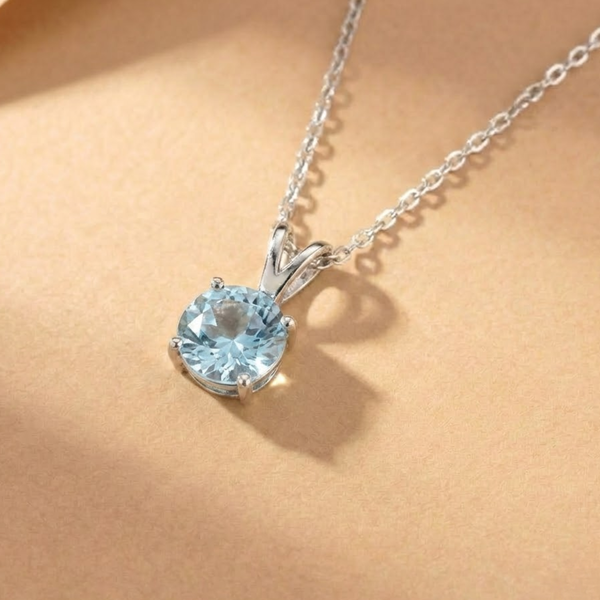 Pendentif AURORA  Aigue-Marine