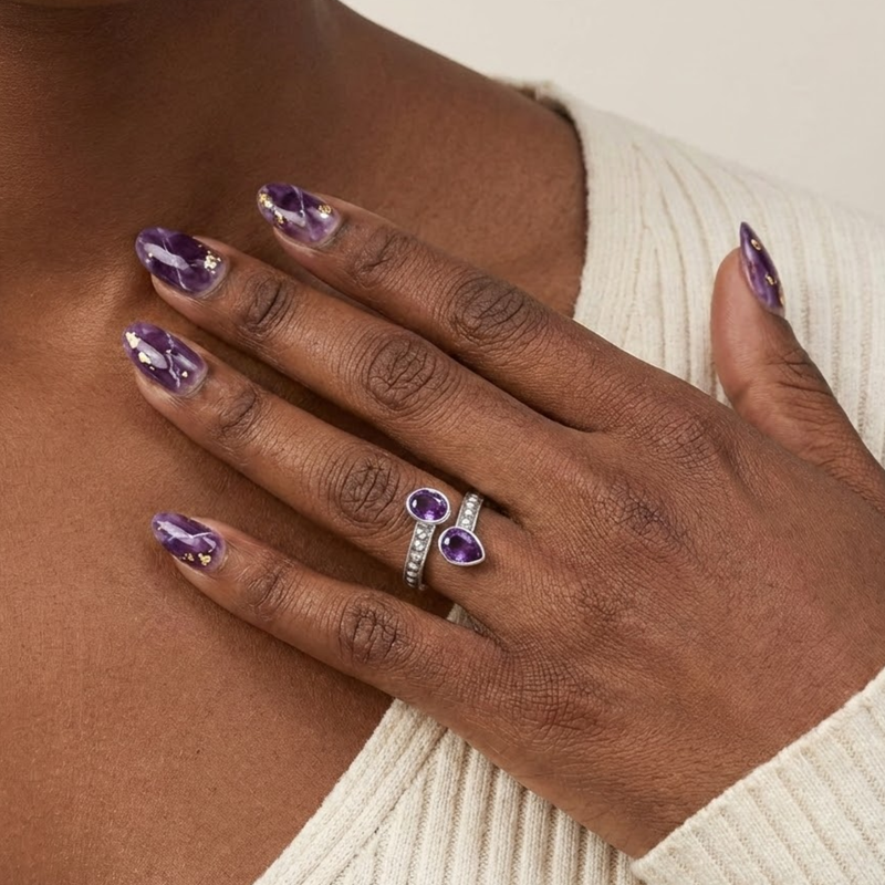Bague ELYA® Améthyste