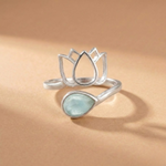 Bague SERENA Aigue Marine