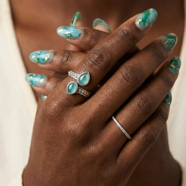 Bague ELYA Aigue-Marine