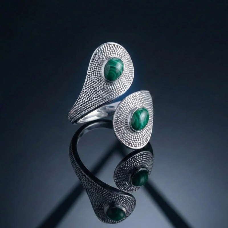 Bague SOLARA® Malachite