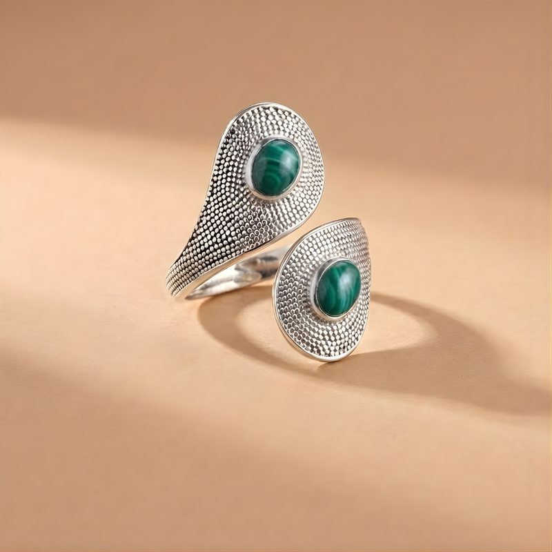 Bague SOLARA Malachite