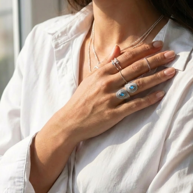 Bague SOLARA Labradorite