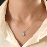 Pendentif AURORA®  Aigue-Marine