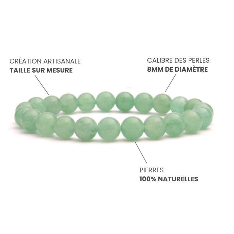 Bracelet Aventurine Verte A