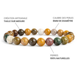 Bracelet Jaspe Océan A