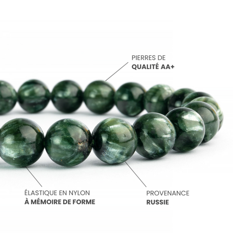 Bracelet Séraphinite AA+