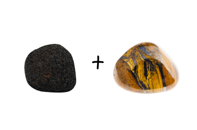 l'Oeil de Tigre - Pierre de Lave