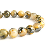 Bracelet Quartz Rutile Hématite AAA