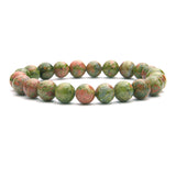 Bracelet Jaspe Unakite AB