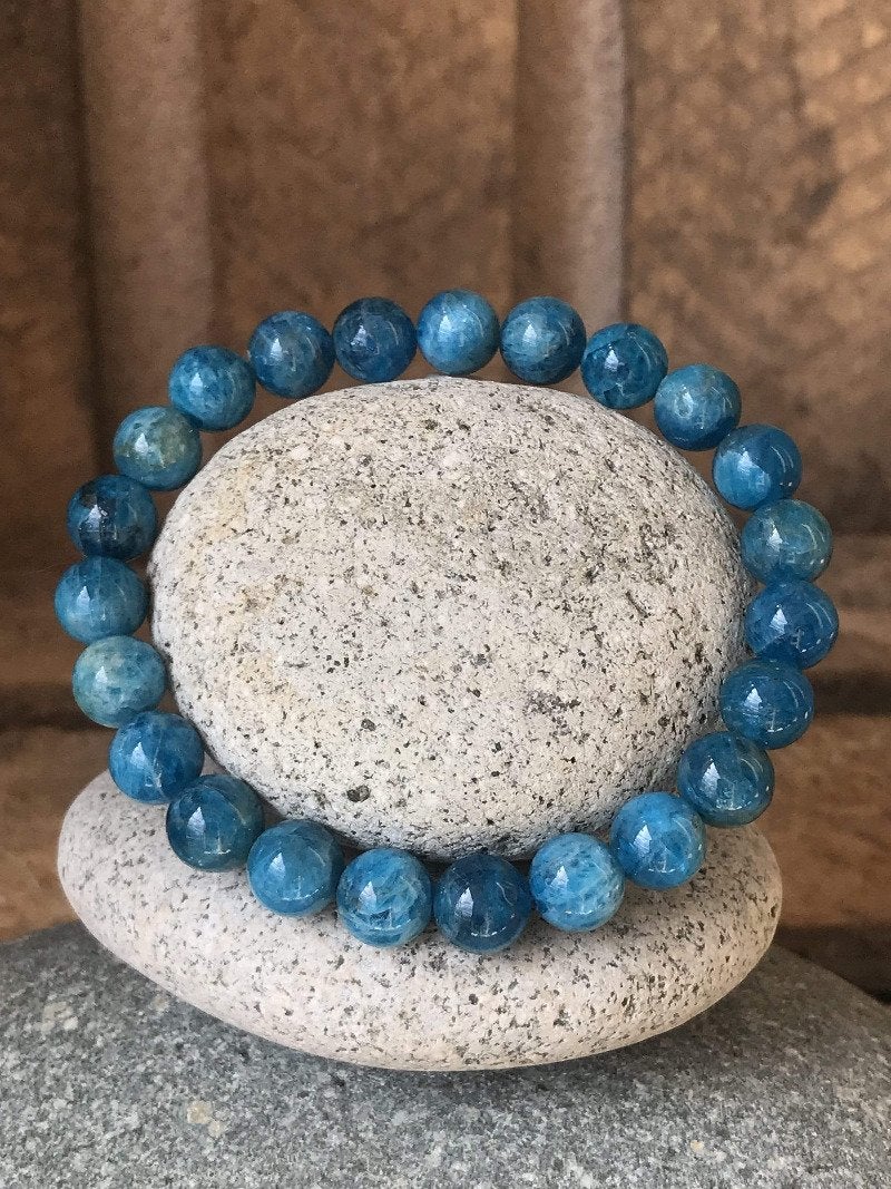 Bracelet Apatite Bleue AA