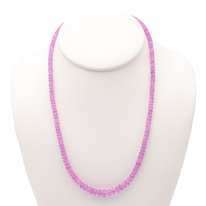 Collier Saphir Rose AA