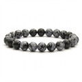 Bracelet Obsidienne Neige A