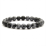 Bracelet Obsidienne Neige A