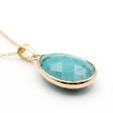 Pendentif Serti Turquoise d'Afrique