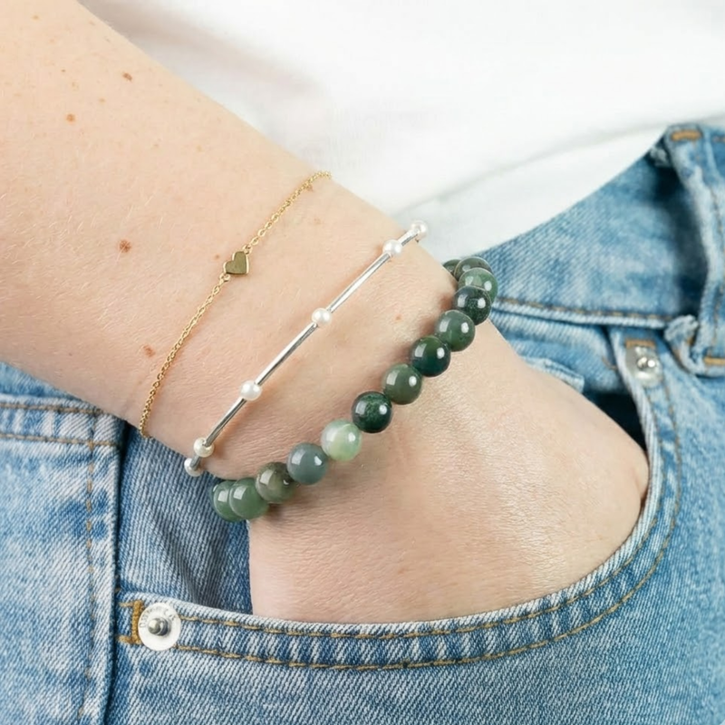 Bracelet Agate Mousse A