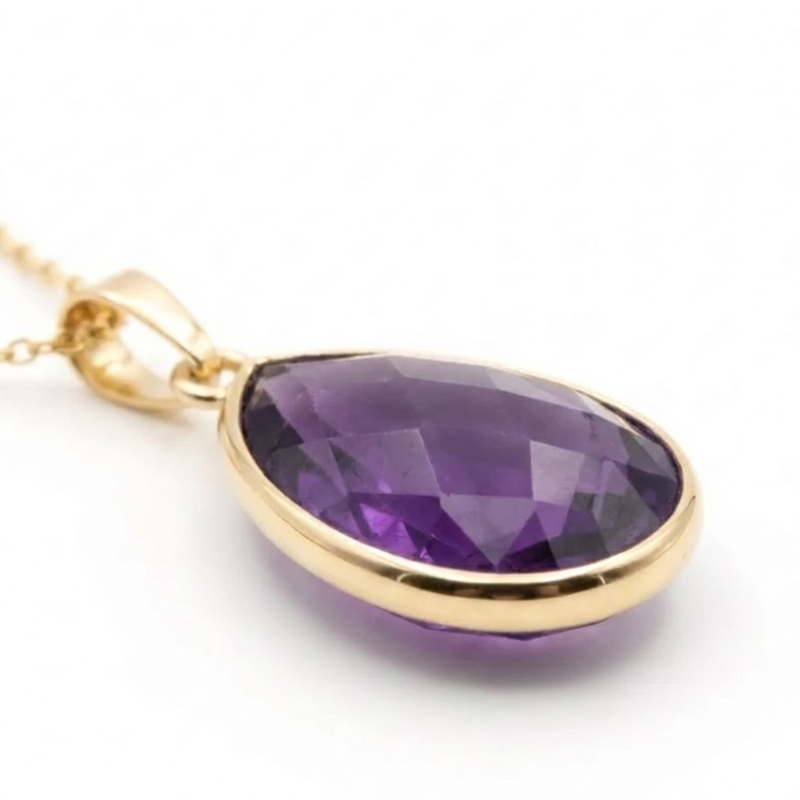 Pendentif Serti Améthyste