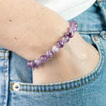 Bracelet Améthyste Rubanée AA