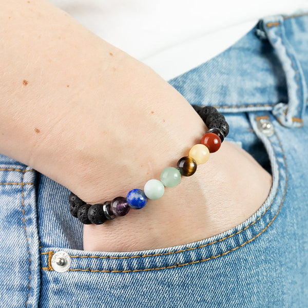 Bracelet 7 Chakras Lave A
